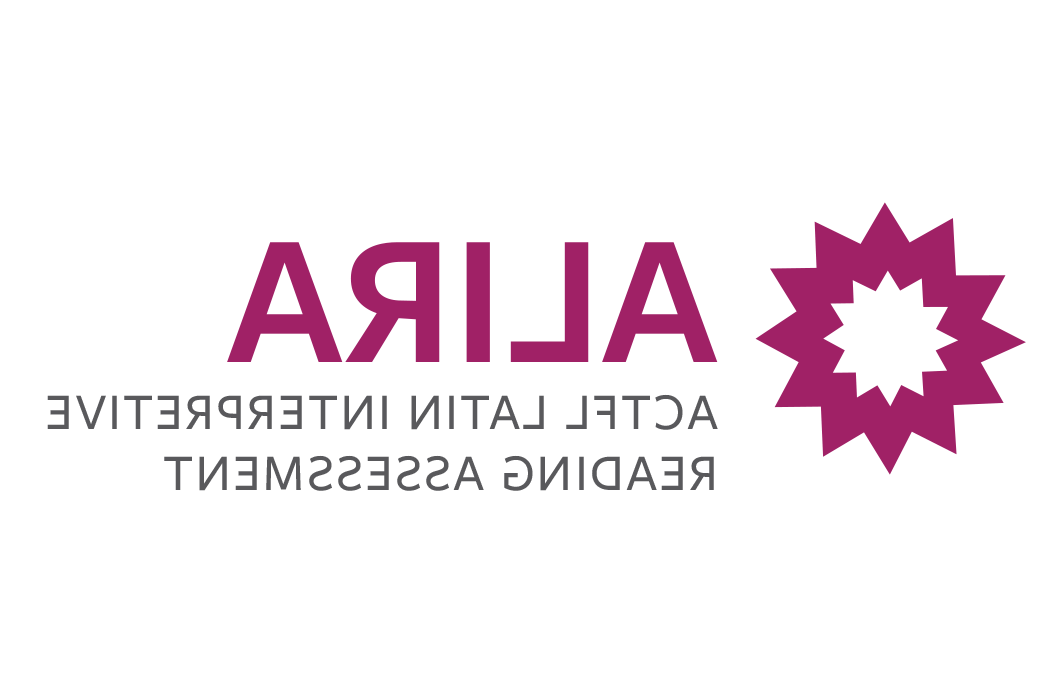 ALIRA latin interpretive reading logo header